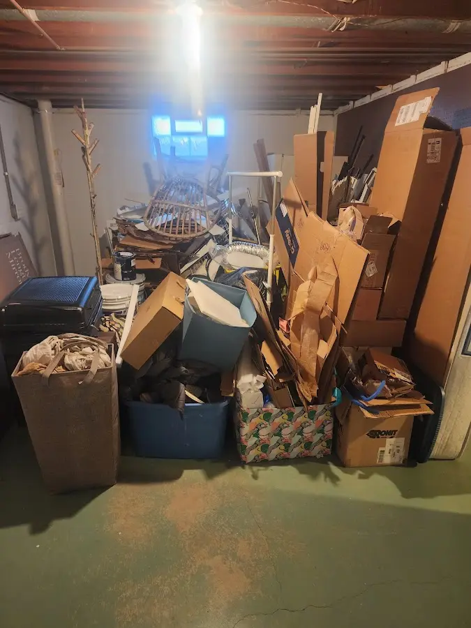 Roll-off dumpster container at job site for Construction Dumpster Rental in Worth